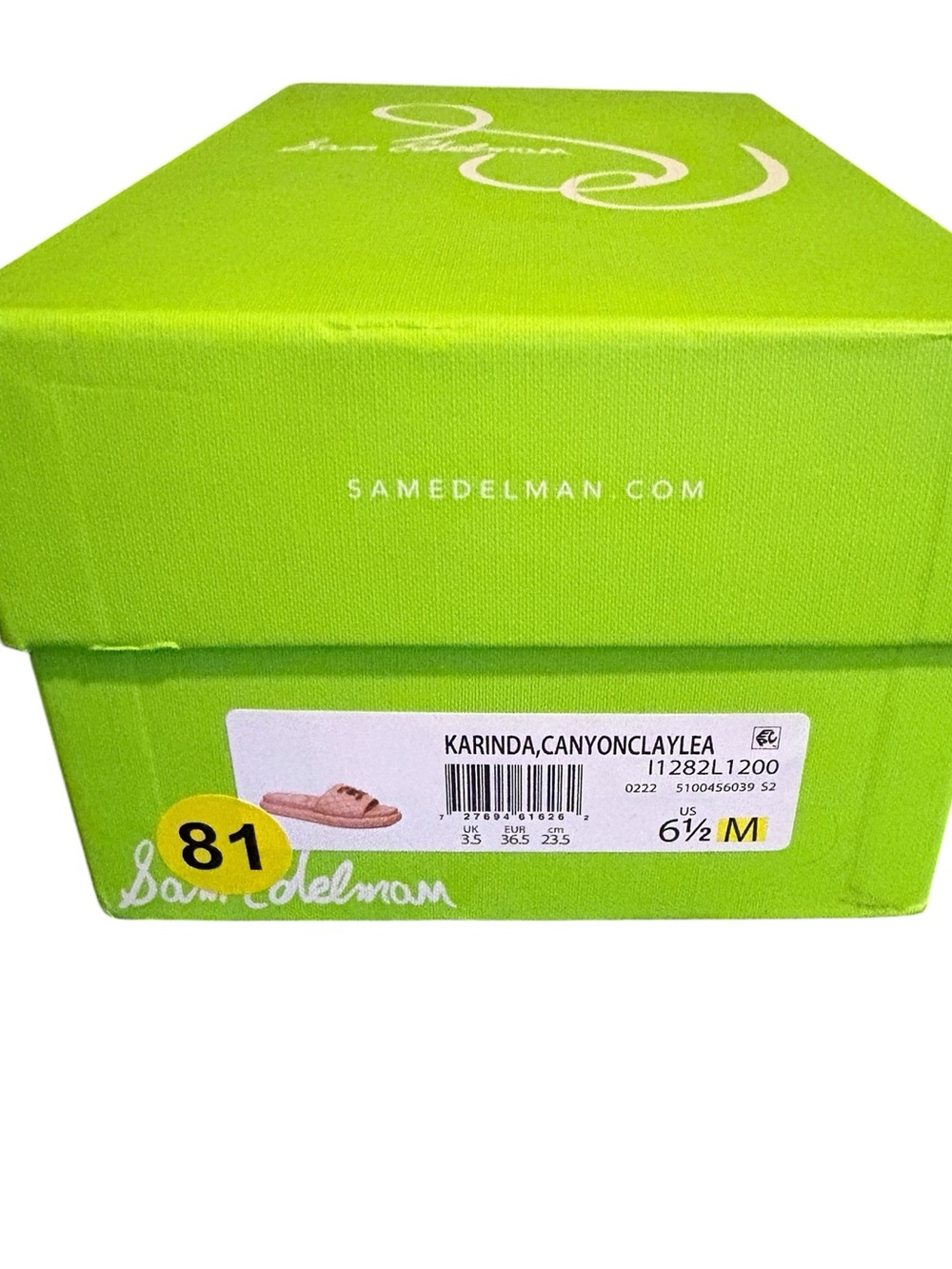 SAM EDELMAN  Karinda Canyon Clay Sz 6.5 - Picture 8 of 9